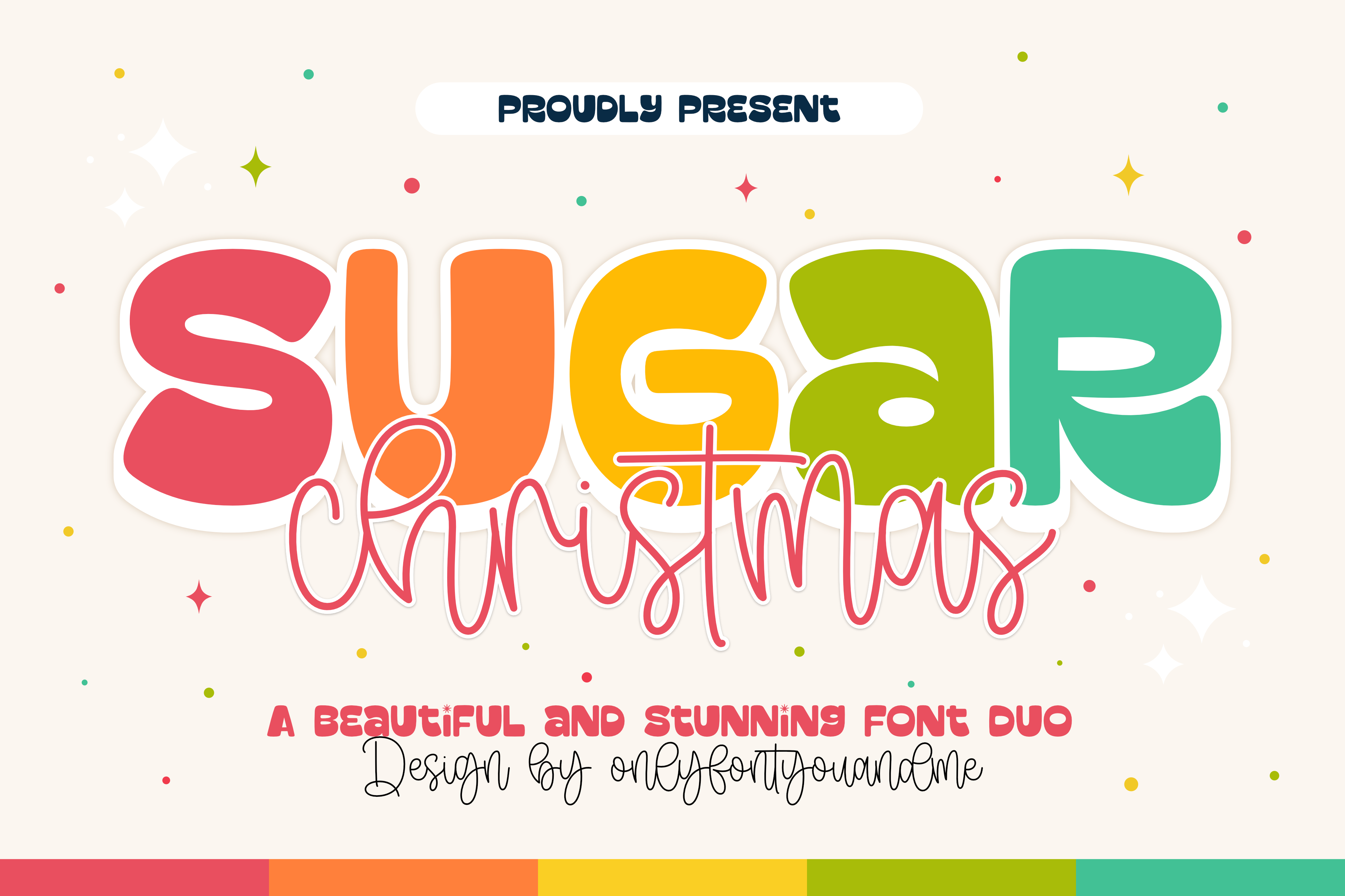 Sugar Christmas Duo Font - photo 1