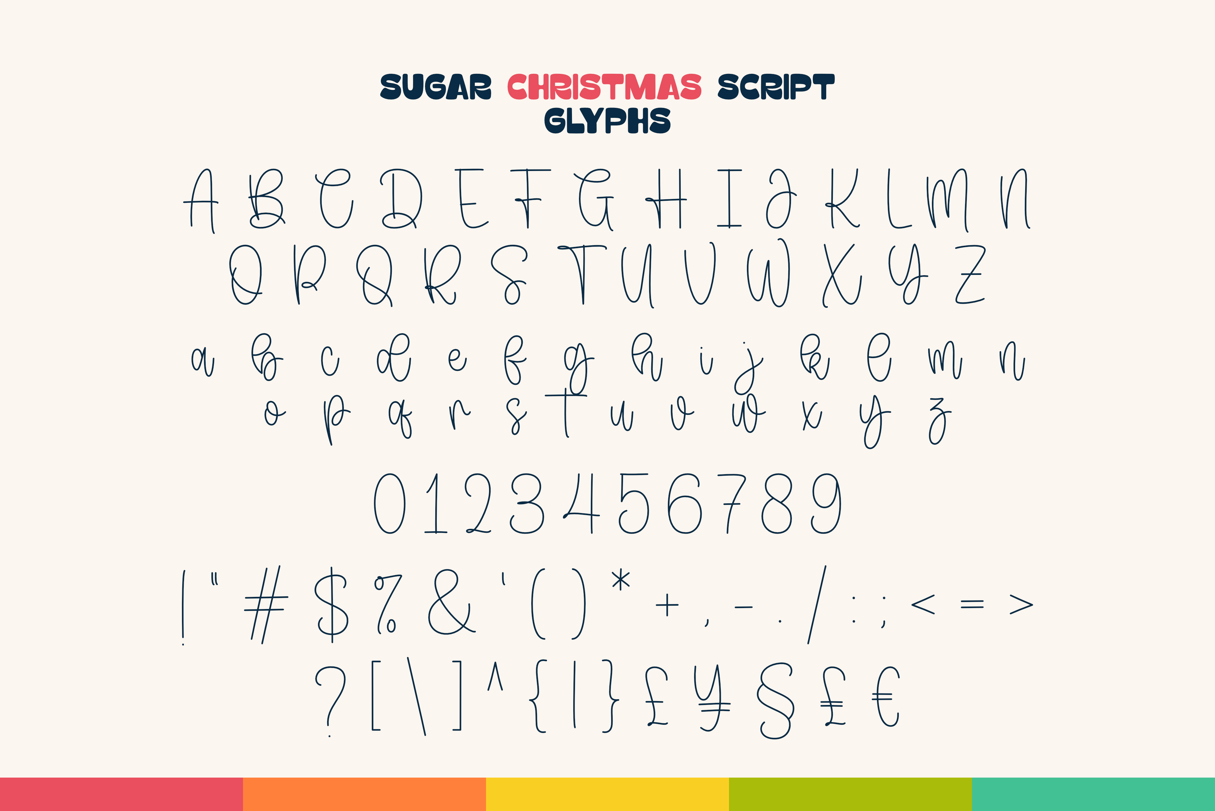 Sugar Christmas Duo Font - photo 5
