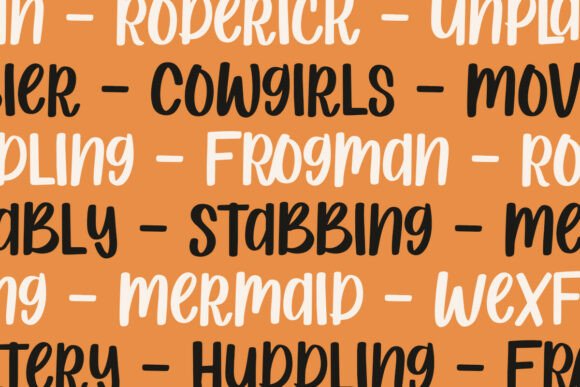 Boba Hand Font - Preview 4