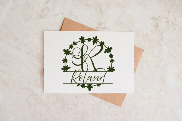 Brixtonor Split Monogram Font - Preview 2