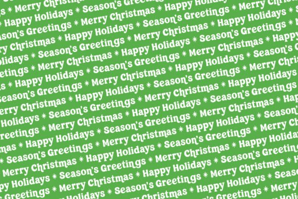 Christmas Cheer Retro Font PNG with transparent background - Preview 2