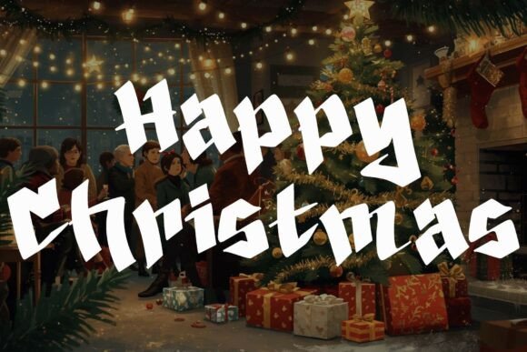 Christmas Railway Font - Preview 2