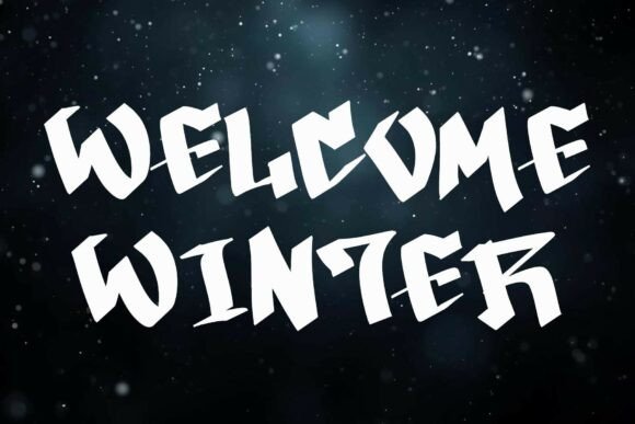 Christmas Railway Font - Preview 3