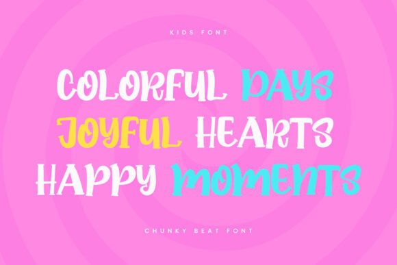 Chunky Beat Font - Preview 2