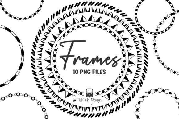 Circle Frames, Decorative Elements Png