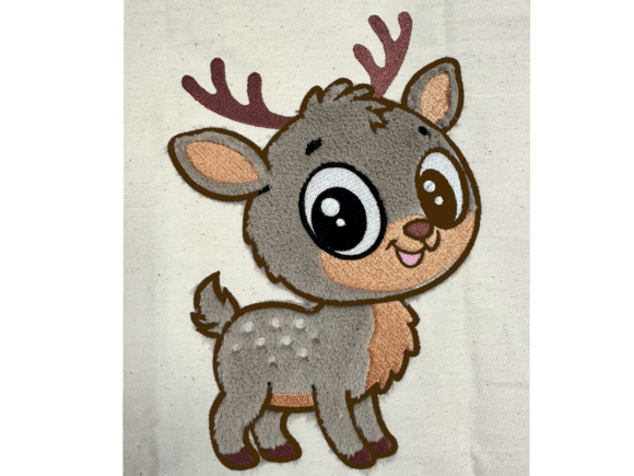 Cute Baby Deer Applique