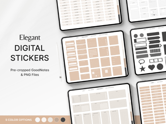 Digital Planner Stickers, GoodNotes