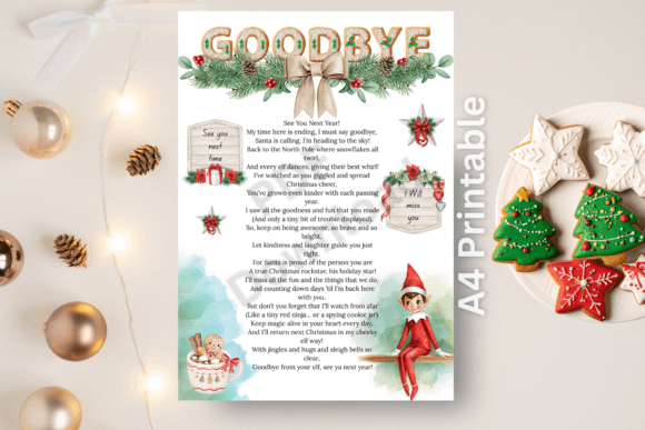Elf on the Shelf Departure Letter
