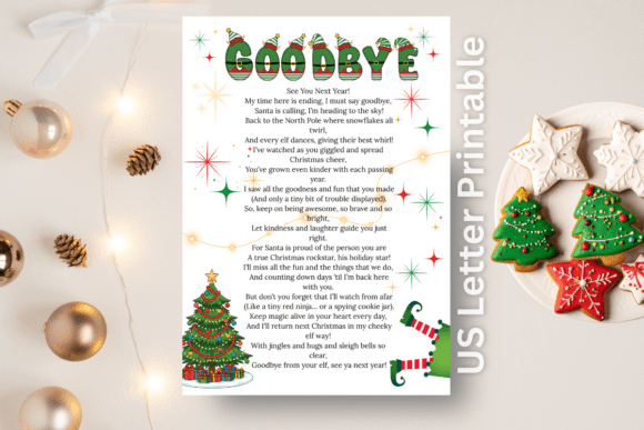 Elf on the Shelf Goodbye Letter