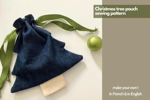 Fabric Christmas Tree Bag Sewing DIY