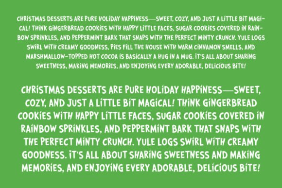Grinch Sketch Font - Preview 4