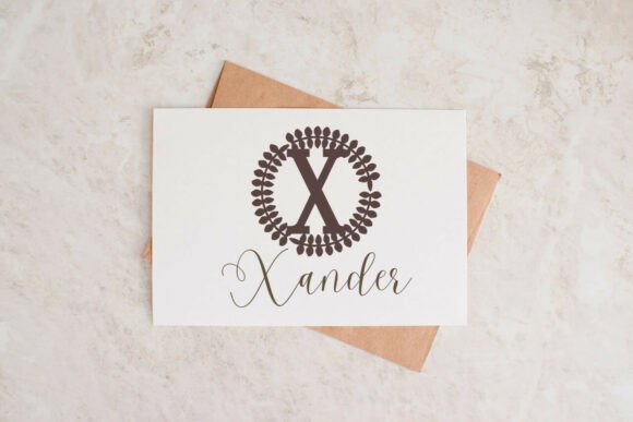 Lumille Monogram Font PNG with transparent background - Preview 2