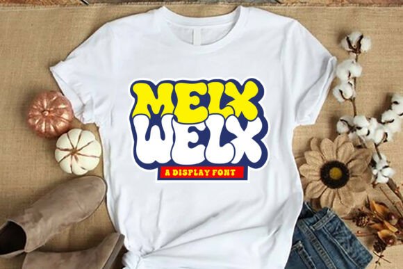 Melx Welx Font PNG with transparent background - Preview 1