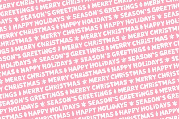 Merry & Bright Font PNG with transparent background - Preview 2