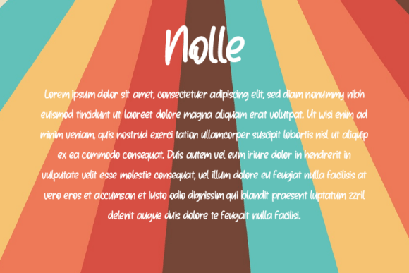 Nolle Font PNG with transparent background - Preview 2