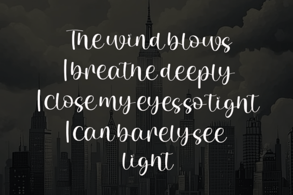 Rainbow Enemy Font PNG with transparent background - Preview 2