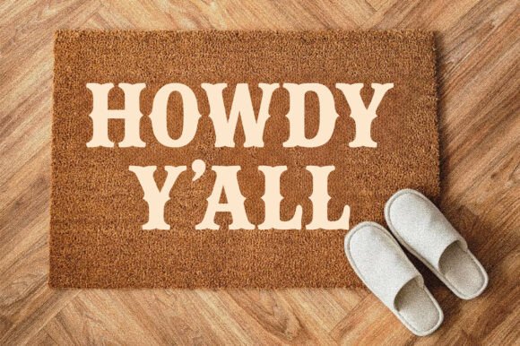 Rodeo Desert Font PNG with transparent background - Preview 3