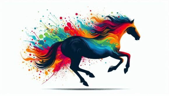 Running Profile Horse
