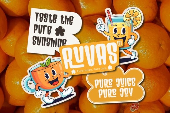 Ruvas Font font preview - 2