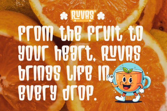 Ruvas Font font preview - 5
