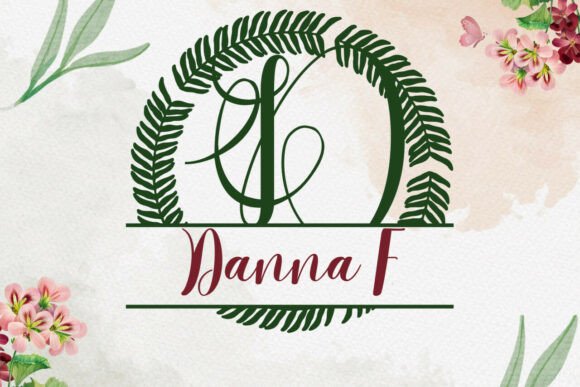 Averleigh Split Monogram Font - Preview 2