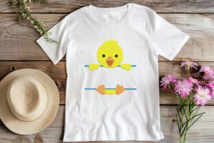 Baby Duck Monogram · Creative Fabrica