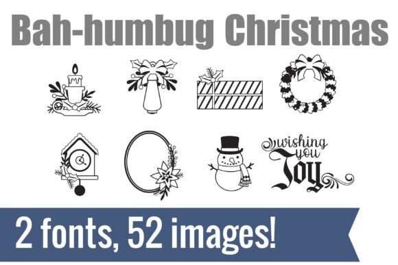 Bah-humbug Dingbats Font - Preview 1