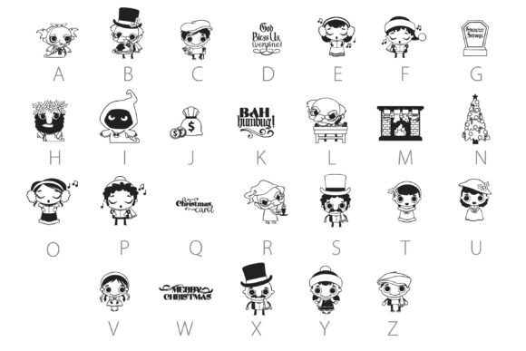 Bah-humbug Dingbats Font - Preview 2