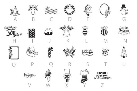 Bah-humbug Dingbats Font - Preview 3