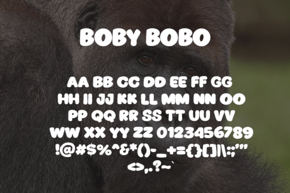 Boby Bobo Font - Preview 1