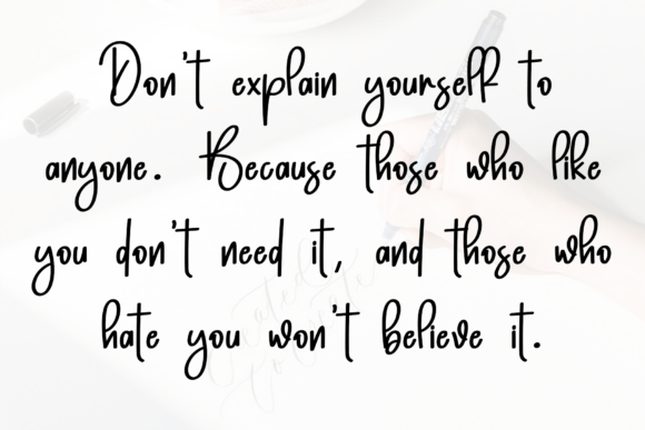 Book Calligraphy Font - Preview 4