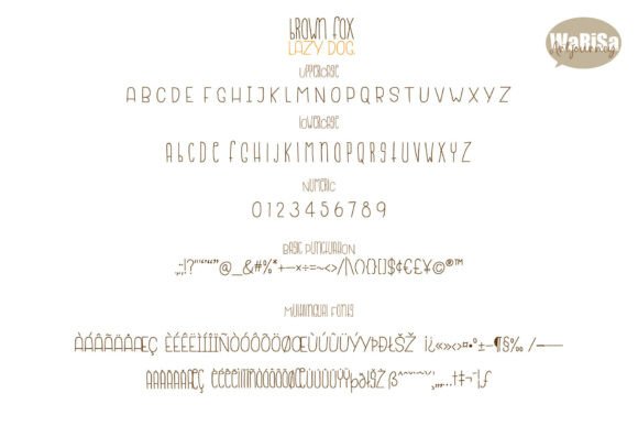 Brown Fox Lazy Dog Font - Preview 5