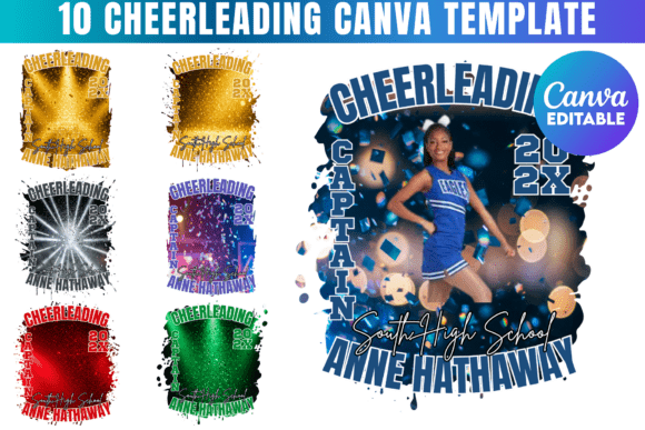 Cheerleading Canva Editable Template