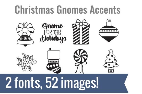 Christmas Gnomes Dingbats Font - Preview 1