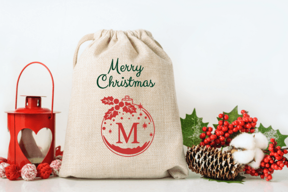 Christmas Ornament Monogram Font - Preview 2