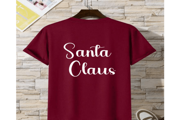 Christmas Santa Font - Preview 1
