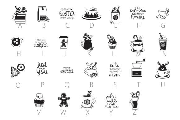 Coffee Shop Dingbats Font - Preview 3