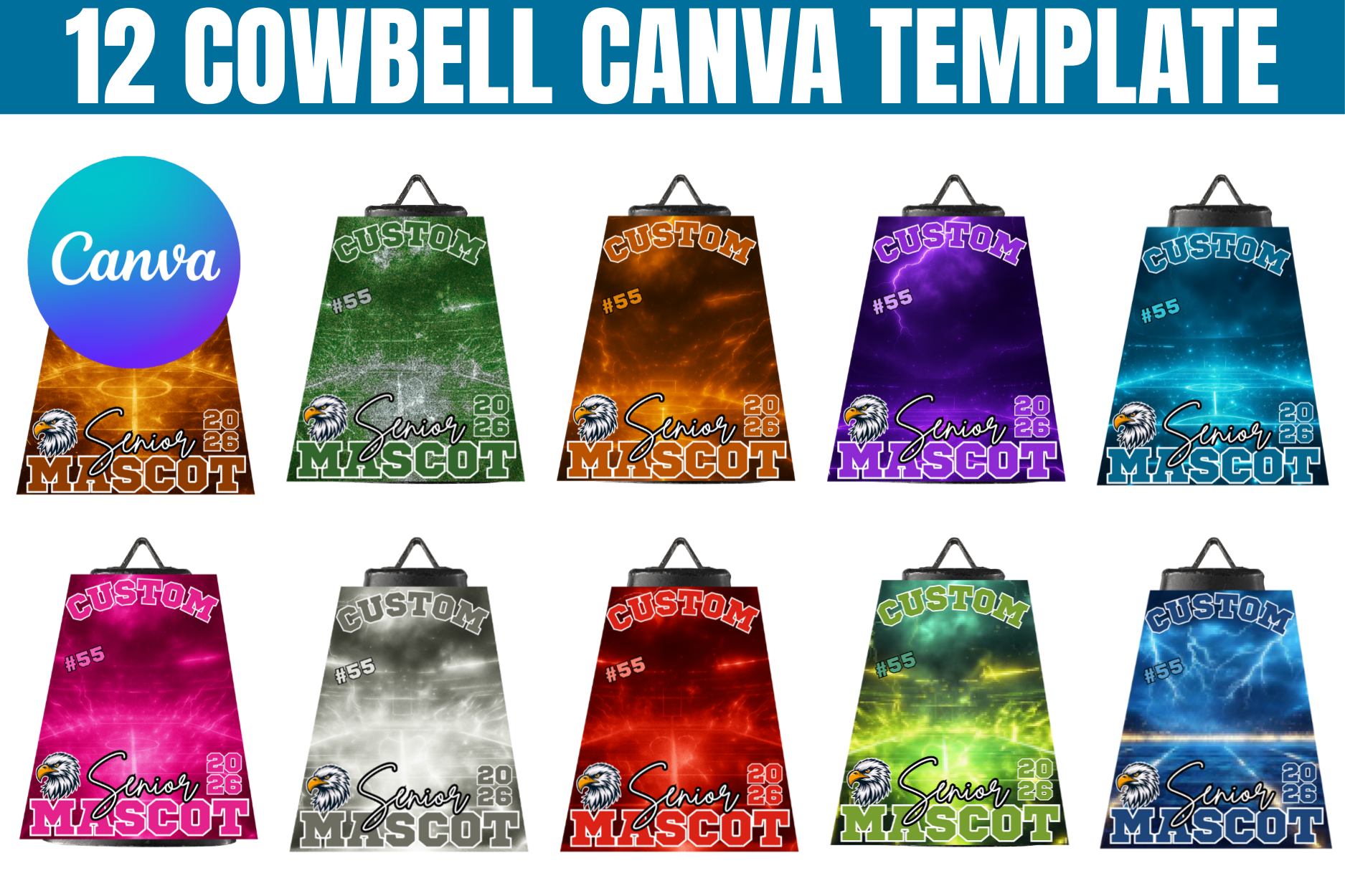 Cowbell Canva Editable Template