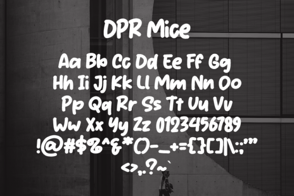 Dpr Mice Font - Preview 1