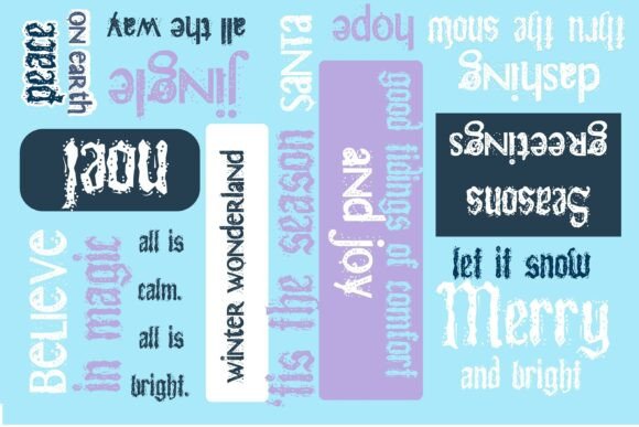Damocles Blizzard Duo Font - Preview 1