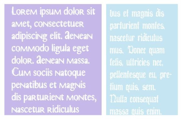 Damocles Blizzard Duo Font - Preview 3