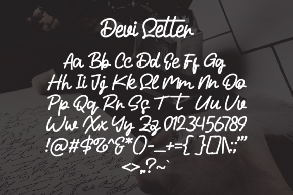 Devi Letter Font - Preview 1