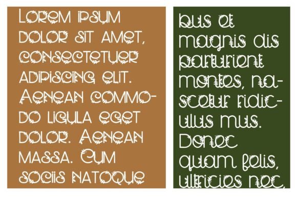 Fluorine Green Duo Font PNG with transparent background - Preview 3