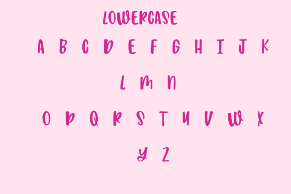 Funny Heart Font PNG with transparent background - Preview 2