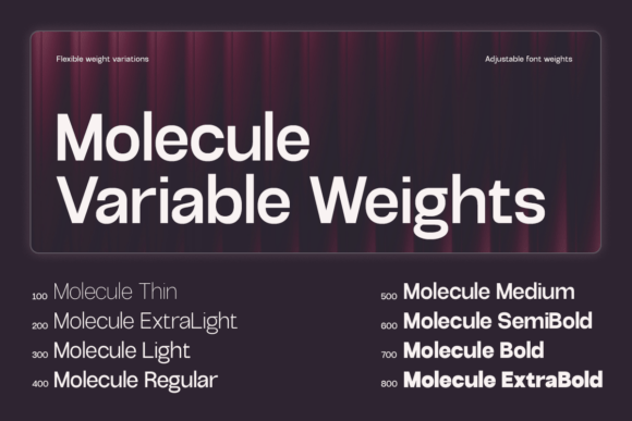 Gc Molecule Font - Preview 1