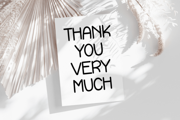 Giving Thanks Font PNG with transparent background - Preview 6