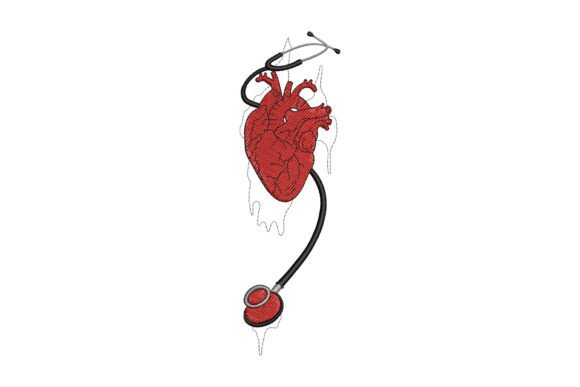 Heart and Stethoscope