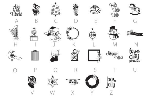 Herald Angels Dingbats Font - Preview 2