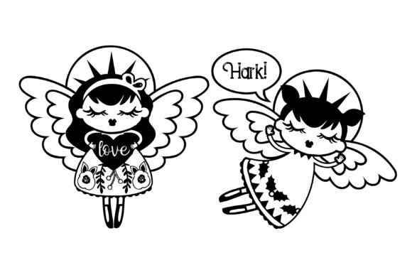 Herald Angels Dingbats Font - Preview 6