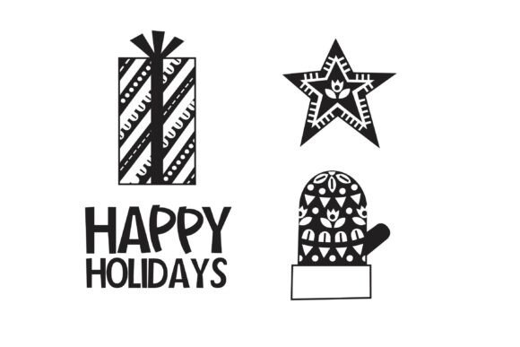 Holiday Cheer Dingbats Font - Preview 4